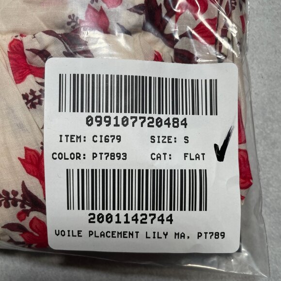 Flawed J. Crew Cotton Voile Midi Dress in Block Print Womens S Floral Item CI679 - Picture 5 of 16